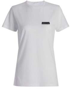 Women Round Neck White T-shirts in uk