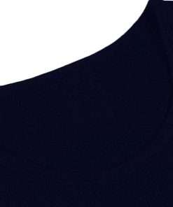 Navy Blue Color Man Round Neck Vest 1
