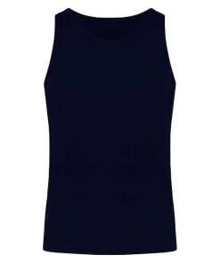 Nevy Blue Color Man Round Neck Vest