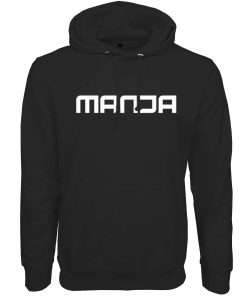 Men Hoodie Pullover Full Sleeve Front Black Logo