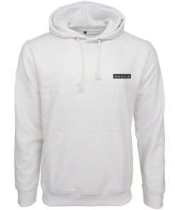 Men Hoodie Pullover Full Sleeve Front White Logo 1