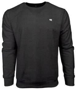 Men_s Sweatshirt Crewneck Full Sleeve Charcoal Logo 1