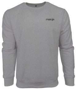 Men_s Sweatshirt Crewneck Full Sleeve Grey Logo 3