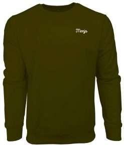 Men_s Sweatshirt Crewneck Full Sleeve Khaki Logo 3