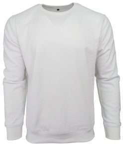 Men_s Sweatshirt Crewneck Full Sleeve White