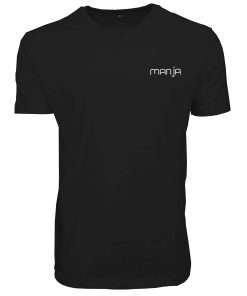 Men_s T-Shirt V-Neck Half Sleeve Black Logo 4