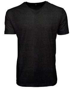 Men_s T-Shirt V-Neck Half Sleeve Charcoal