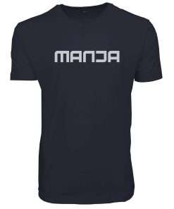 Men_s T-Shirt V-Neck Half Sleeve Navy Logo 5