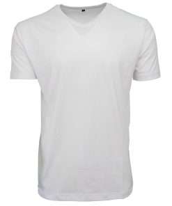 Men_s T-Shirt V-Neck Half Sleeve White