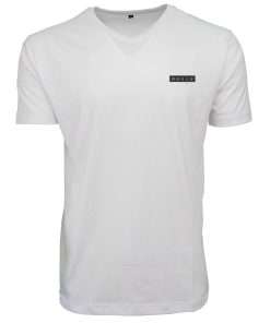 Modern Logo Printed Men's Half Sleeve V-Neck T-Shirt