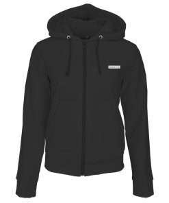 Women_s Hoodie Zipup Full Sleeve Black Logo 3