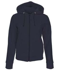 Women_s Hoodie Zipup Full Sleeve Navy