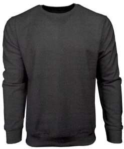 Boys Sweatshirt Crewneck Full Sleeve Charcoal