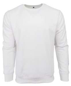 Boys Sweatshirt Crewneck Full Sleeve White