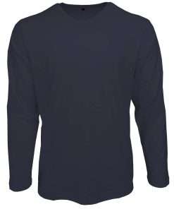 Boys T-Shirt V-Neck Full Sleeve Navy Blue