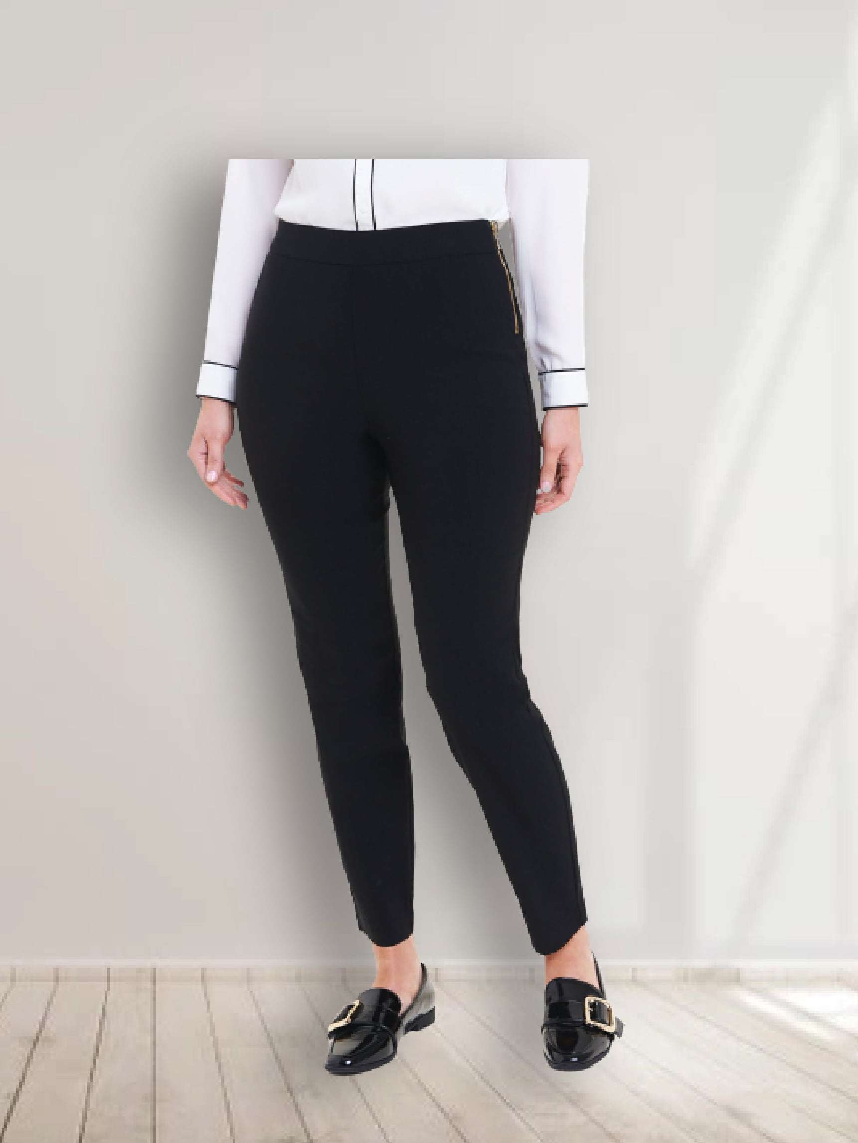 Export-Quality-Black-Colour-Trousers-For-Girls
