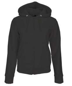 Girls Hoodie Zipup Full Sleeve Black