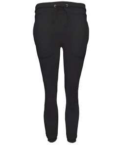 Girls Jogger Regular Elastic Black