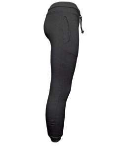 Girls Jogger Regular Elastic Charcoal Side