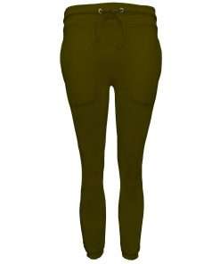 Girls Jogger Regular Elastic Khaki