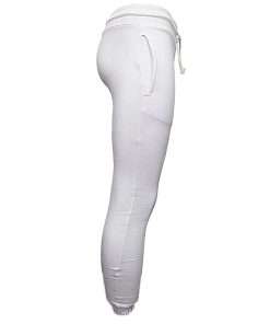 Girls Jogger Regular Elastic White Side