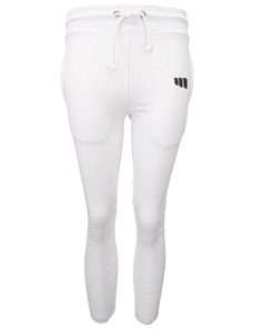 Manja Logo Printed Girl's Jogger White