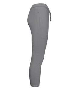 Girls Joggers Open Hem Grey Side