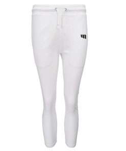 Girls Joggers Open Hem White 2
