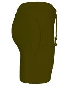 Girls Shorts Jogging Side Khaki