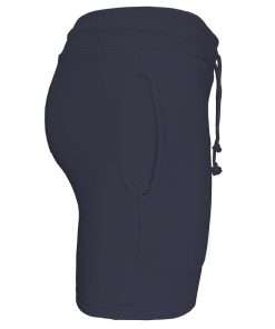 Girls Shorts Jogging Side Navy Blue