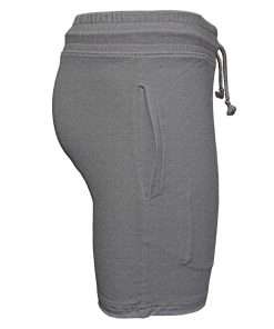 Girls Side Shorts Leggings Grey