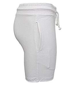 Girls Side Shorts Leggings White