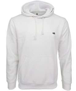 Men Hoodie Pullover Full Sleeve Front White Logo 1
