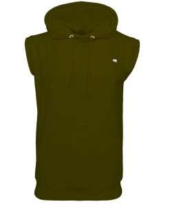 Revenge Logo Printed Men's Sleeveless Pullover Hoodie