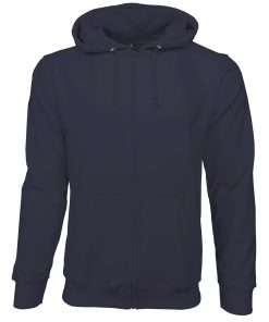 Men_s Hoodie Zipup Full Sleeve Front Navy Blue