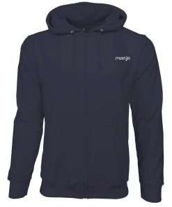 Men_s Hoodie Zipup Full Sleeve Front Navy Blue Logo 1