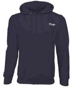 Script Logo Printed Men's Full Sleeve Zip-Up Hoodie