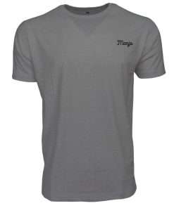 Men_s T-shirt Crewneck Half Sleeve Front Grey Logo