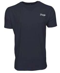 Men_s T-shirt Crewneck Half Sleeve Front Nevy Blue Logo 1