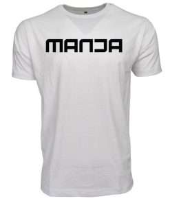 Men_s T-shirt Crewneck Half Sleeve Front White Logo