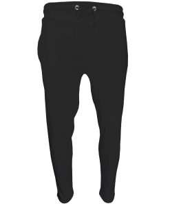 Men's Jogger Open Hem Black Basic