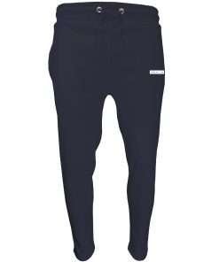 Men's Jogger Open Hem Navy Blue Logo