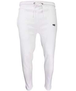 Men's Jogger Open Hem White Logo 1