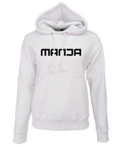 Women Hoodie Pullover Full Sleeve Front White Logo