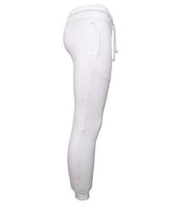 Women Joggers (Cuff) White Side
