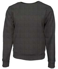 Women Sweatshirt Full Sleeve Front Basic Charcoal