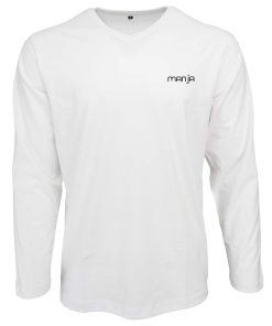 Original Logo Printed Men's Full Sleeve V-Neck T-Shirt