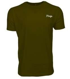 Script Logo Printed Men's Half Sleeve Crew Neck T-Shirt