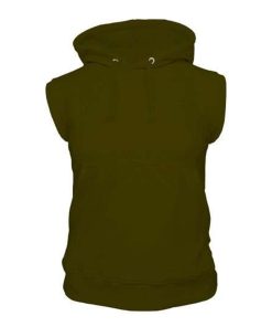 Basic Women's Sleeveless Pullover Hoodie