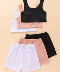 Girls Crop Top and Shorts for Summer